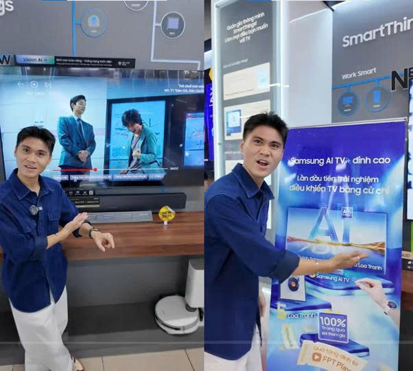 Khoảnh khắc lần đầu tiên điều khiển TV bằng cử chỉ của nhiều TikToker
