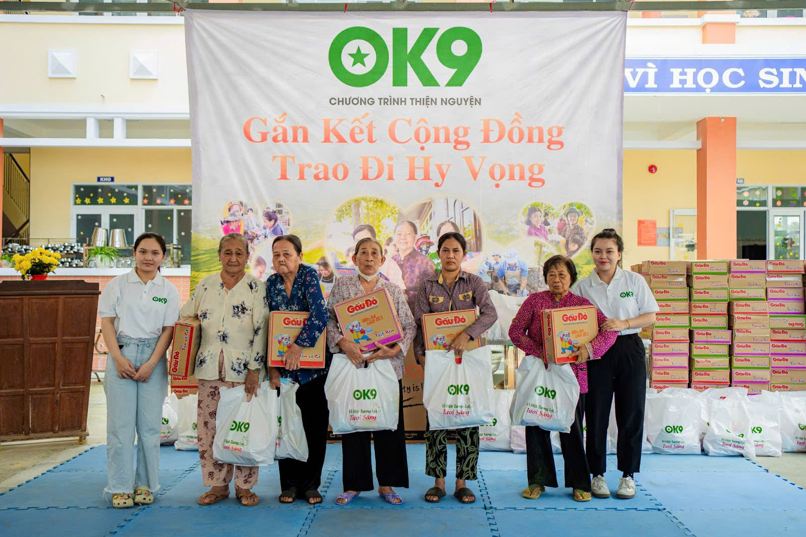 Ngày hội lan tỏa yêu thương cùng OK9 tại Bến Tre