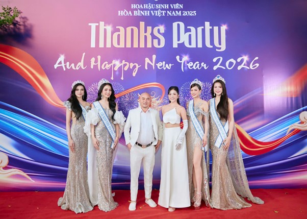 NGÀI DAVID CAO THAM GIA TIỆC TRI ÂN HOA HẬU SINH VIÊN HÒA BÌNH VIỆT NAM