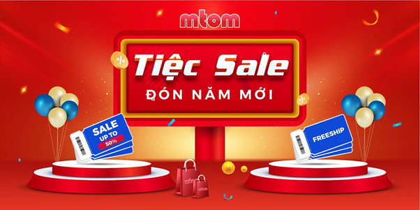 Sàn MTOM tung triệu deal 1K, nghìn đơn mỗi ngày chào đón Tết Quý Mão