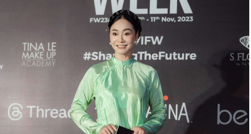 Thái Cực “Tinh Tế” của diễn viên Quách Thu Phương tại Vietnam International Fashion Week 2023